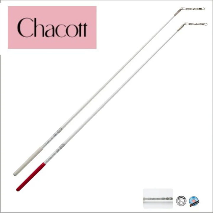 Varita Chacott De 60 Cm Blanca Grip Aprobado por la FIG